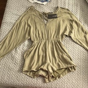 Skyler cold shoulder romper